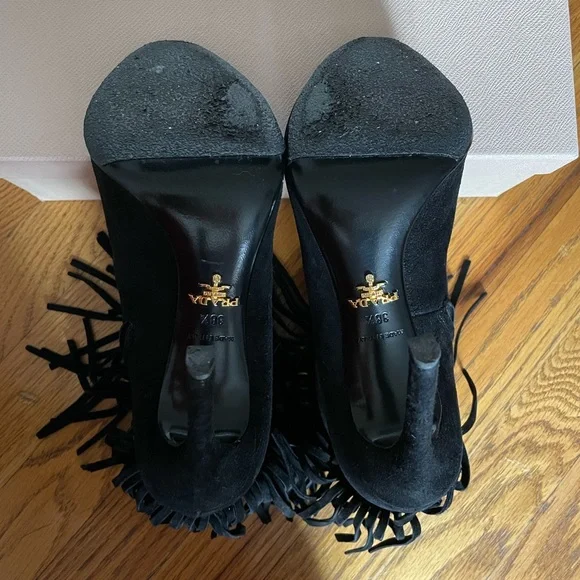 Prada Camoscio Nero heels - Picture 5 of 9